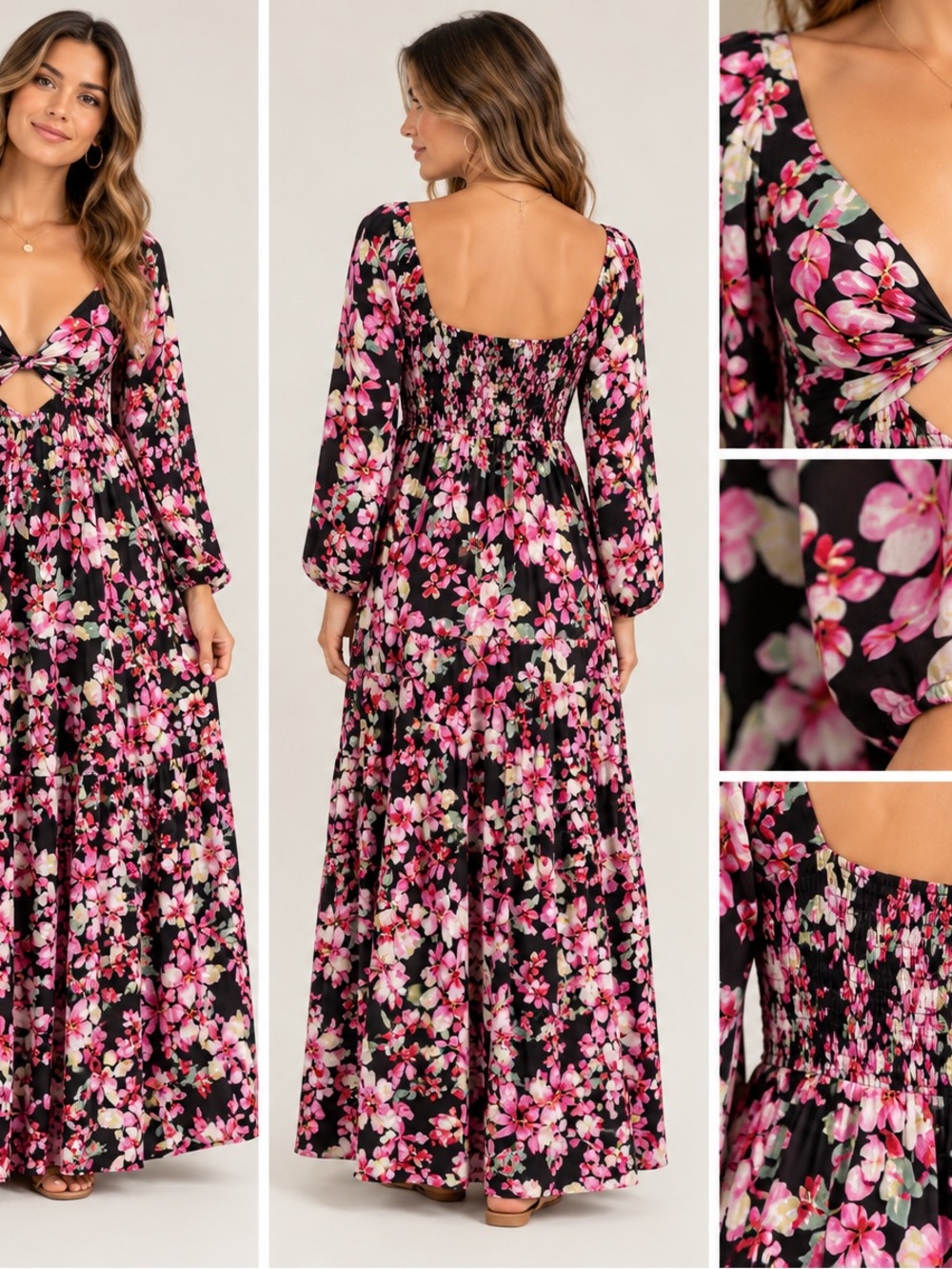 NWT Roxy On Holiday Maxi Dress